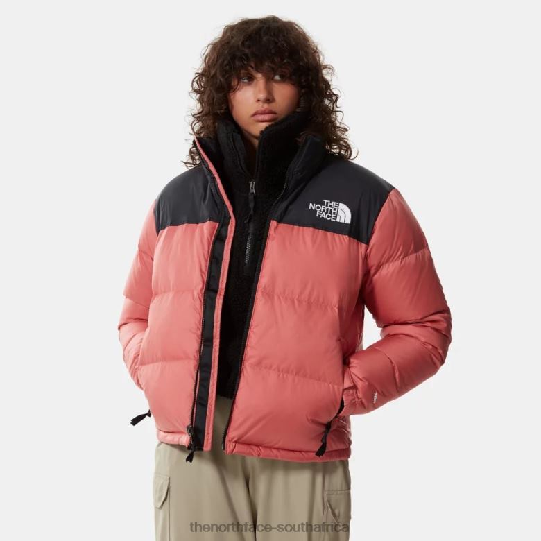 Women 1996 Retro Nuptse Jacket TX086258 Faded Rose The North Face