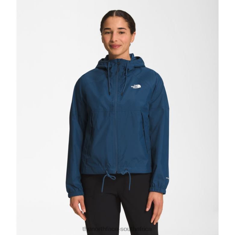 Women Antora Rain Hoodie TX0864826 Shady Blue The North Face