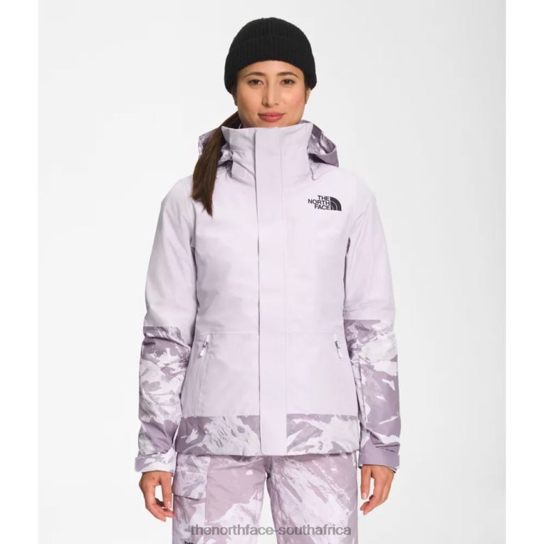 Women Garner Triclimate Jacket TX0865709 Lavender Fog The North Face