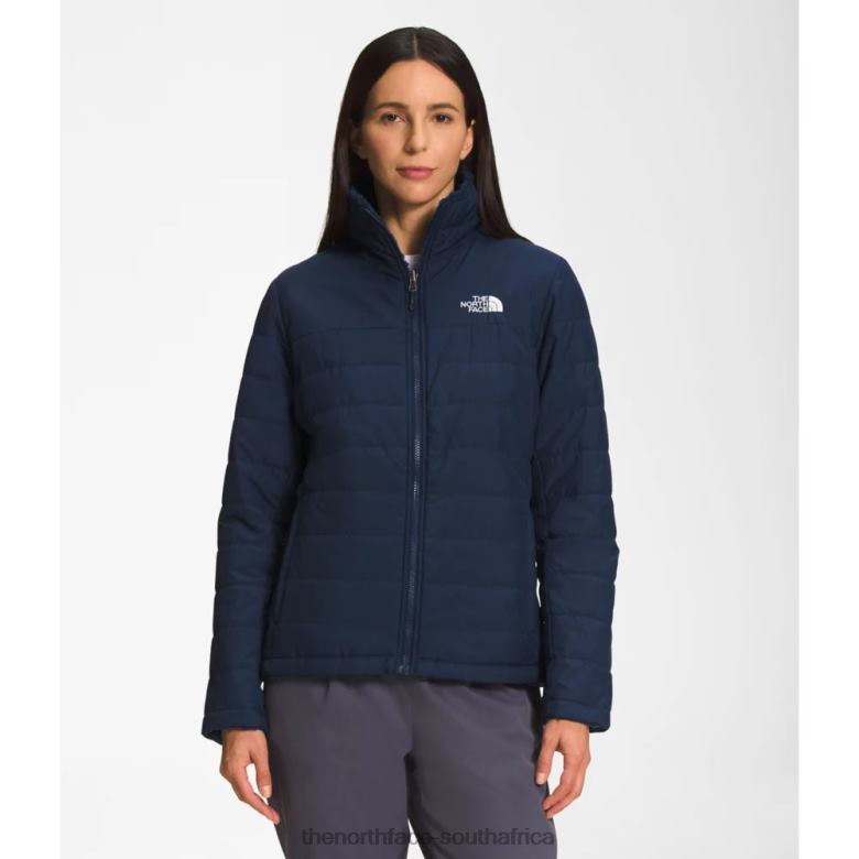 Women Mossbud Insulated Reversible Jacket TX0863590 Summit Navy The North Face