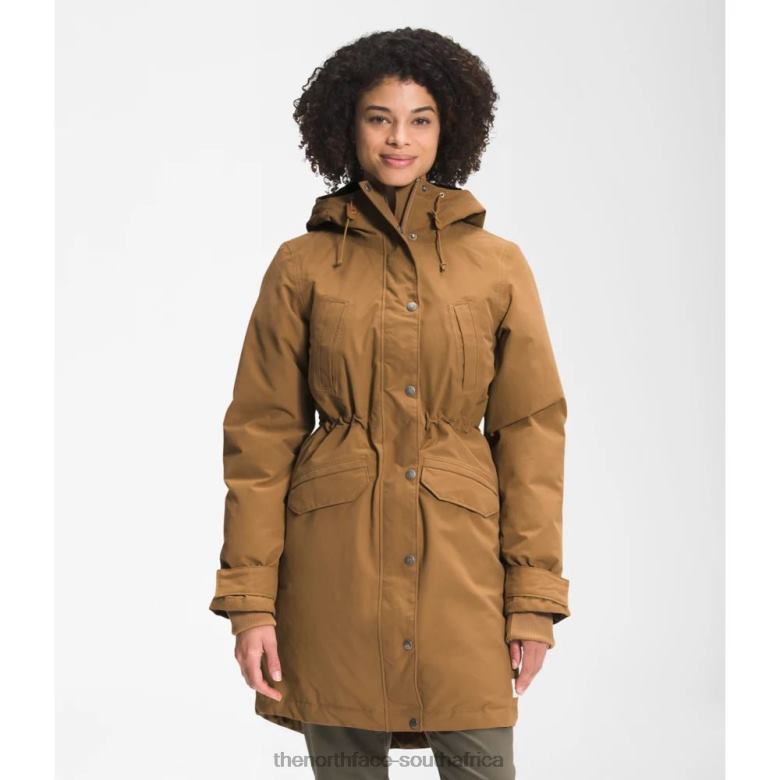 Women Snow Down Parka TX0863869 Utility Brown The North Face