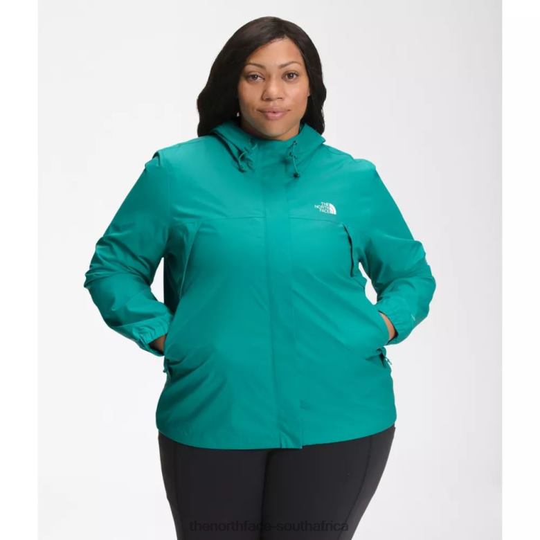 Women Plus Antora Jacket TX0864973 Porcelain Green The North Face