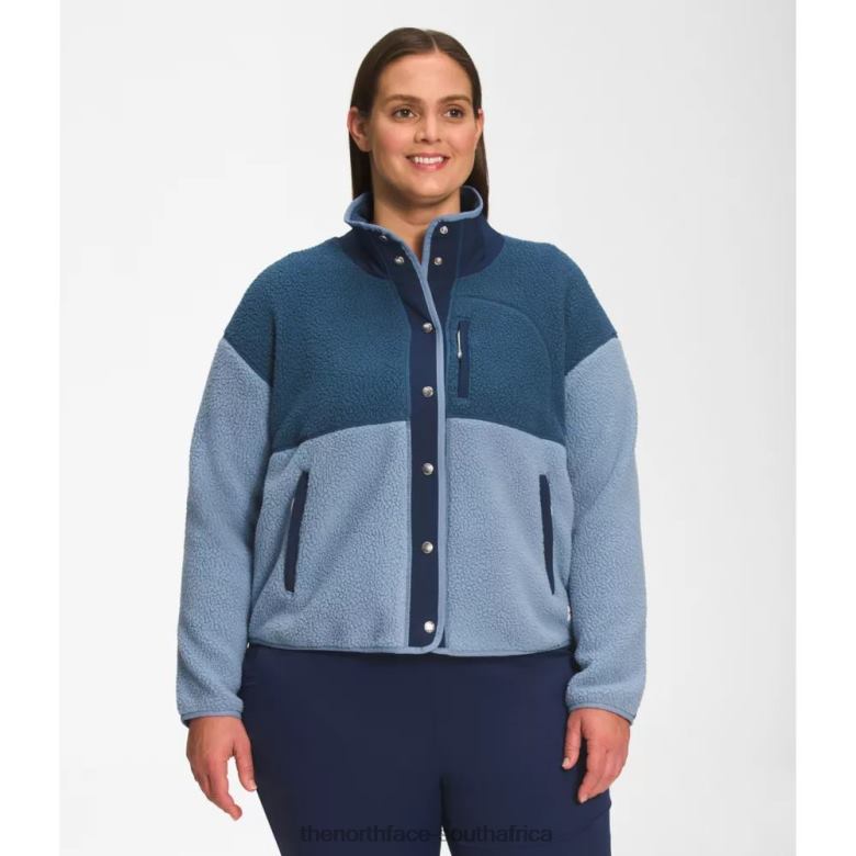 Women Plus Cragmont Fleece Jacket TX0864897 Folk Blue The North Face