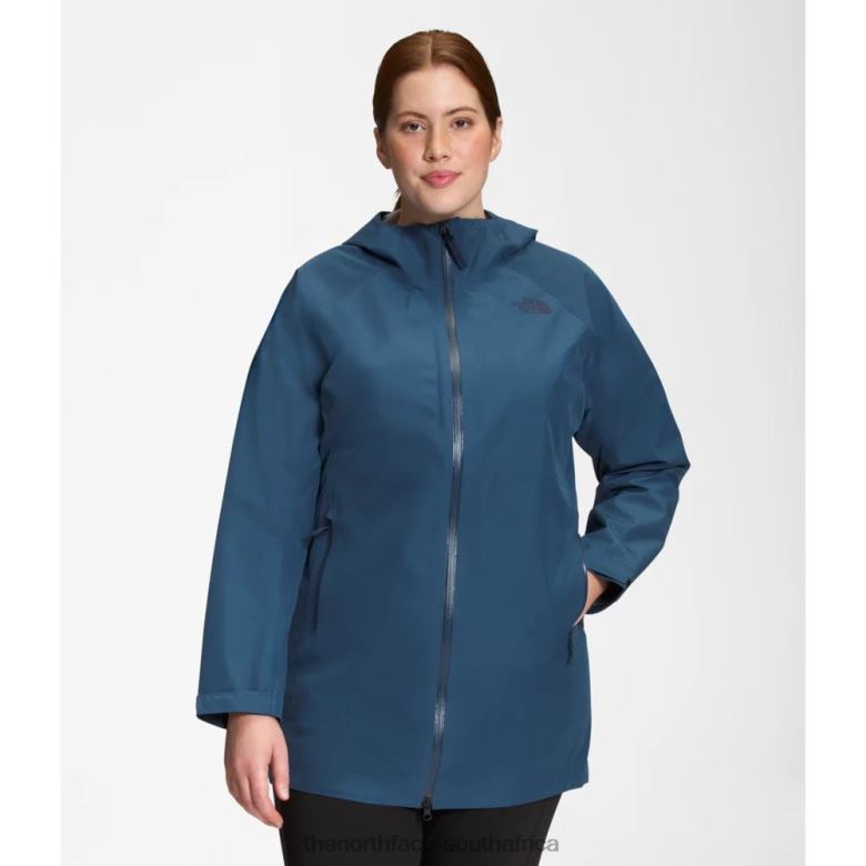 Women Plus Dryzzle Futurelight Parka TX0864959 Shady Blue The North Face