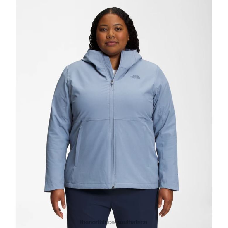 Women Plus Shelbe Raschel Hoodie TX0864924 Folk Blue The North Face