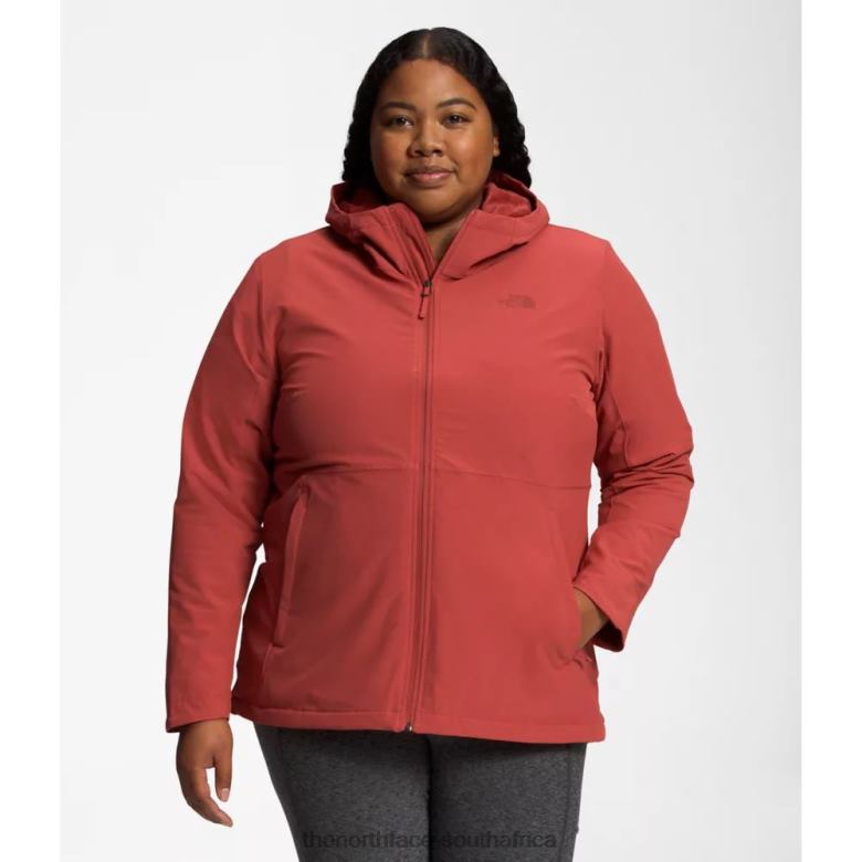 Women Plus Shelbe Raschel Hoodie TX0864929 Spice Red The North Face