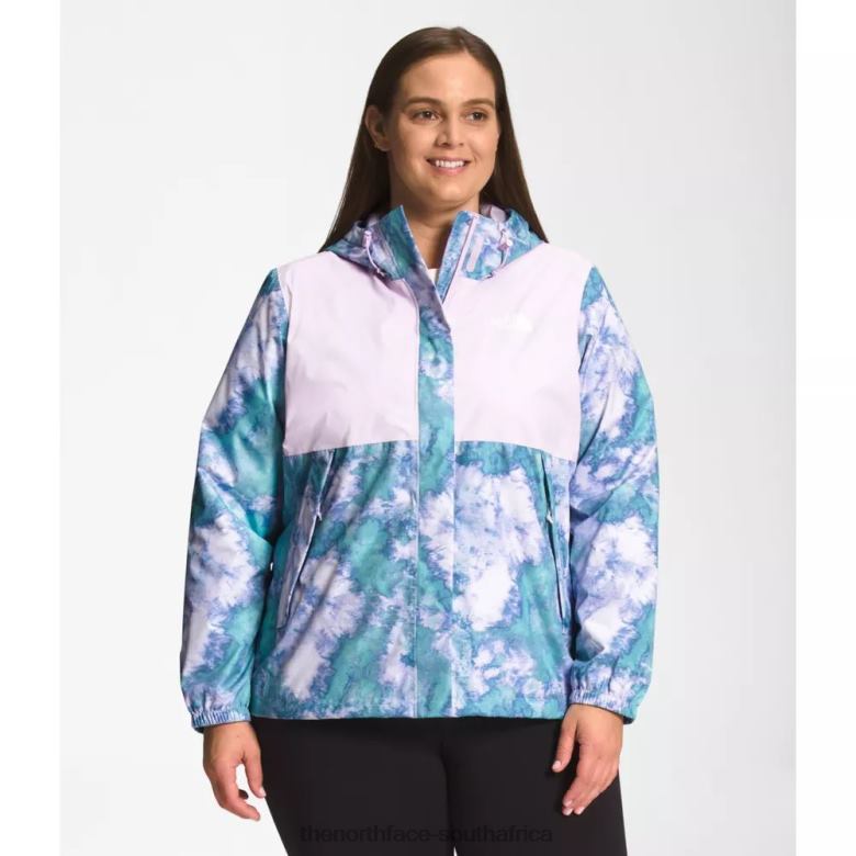 Women Printed Plus Antora Jacket TX0865019 Shady Blue The North Face