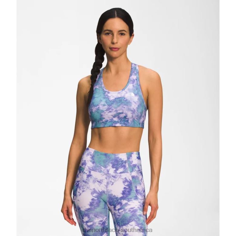 Women Printed Midline Bra TX0864998 Lavender Fog The North Face