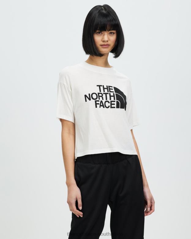 Half Dome Cropped Short Sleeve Tee TX0867126 White The North Face