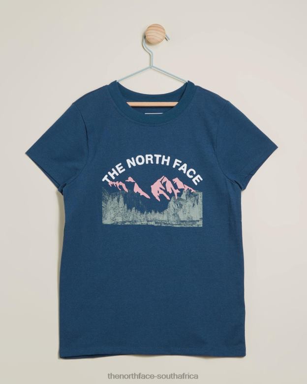 Outdoors Together Short Sleeve Tee TX0867200 Blue The North Face