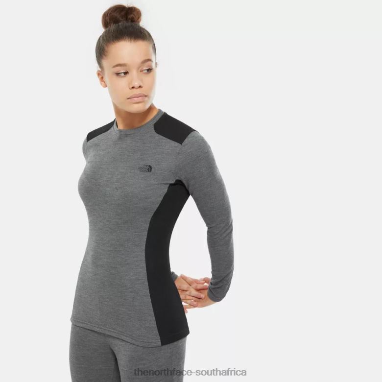 Women Easy Long Sleeve Top TX086390 Grey The North Face