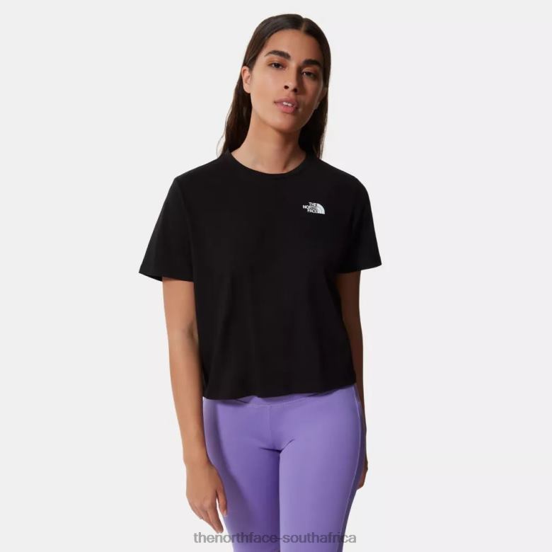 Women Foundation Cropped T-Shirt TX086872 Black The North Face